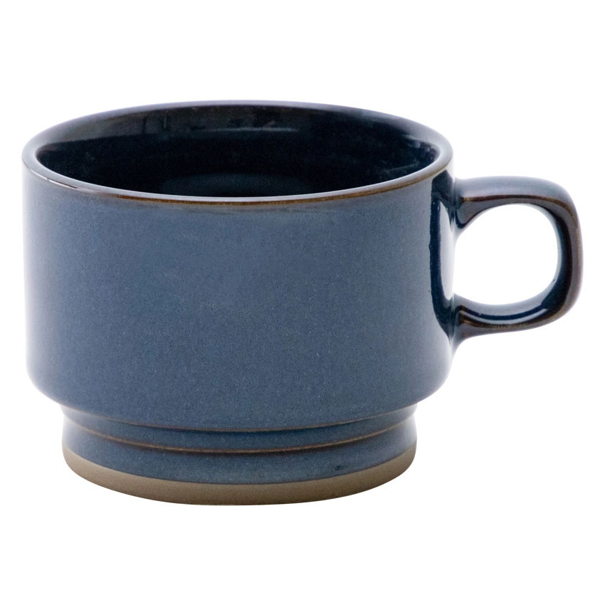 Coffee Cups - カントリーサイド レイクブルー 高台スタックコーヒーカップ 碗のみ 約210cc 青系 洋食器 コーヒーカップ・ティーカップ・ソーサー・ポット 日本製 業務用 ホテル＆レストラン おしゃれ 陶器 コーヒーカップ 珈琲 紅茶 カフェ食器 54-13487062