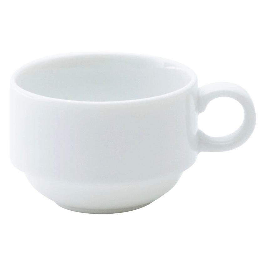 Coffee Cups - プラージュ スタックデミタスカップ 碗のみ 約9cm 白系 洋食器 コーヒーカップ・ティーカップ・ソーサー・ポット 日本製 業務用 ホテル＆レストラン おしゃれ カフェ風 54-13800058