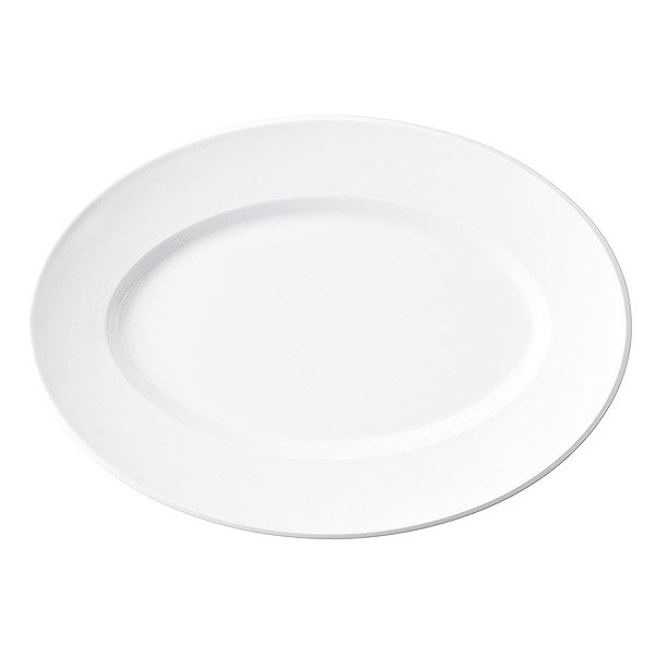 スパダ ピュアホワイト 31.5cmプラター 楕円皿 約31.5cm 白系 洋食器 変形プレート 25cm以上 日本製 業務用 ホテル＆レストラン おしゃれ 皿 かわいい ワンプレート パスタ皿 大皿 中皿 オードブル皿 54-11600046