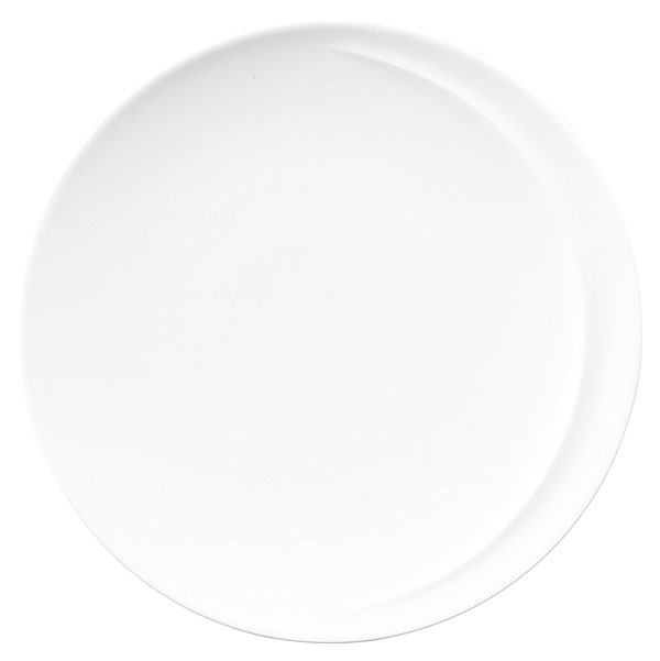 Platters - アルコ ピュアホワイト 27.5cmプレート 約27.5cm 白系 洋食器 丸型プレート 25cm以上 日本製 業務用 ホテル＆レストラン おしゃれ プレート 皿 大きい丸皿 ワンプレート 大皿料理 パスタ皿 オードブル皿 ピザ皿 ピザプレート スタイリッシュ シック 54-14400002