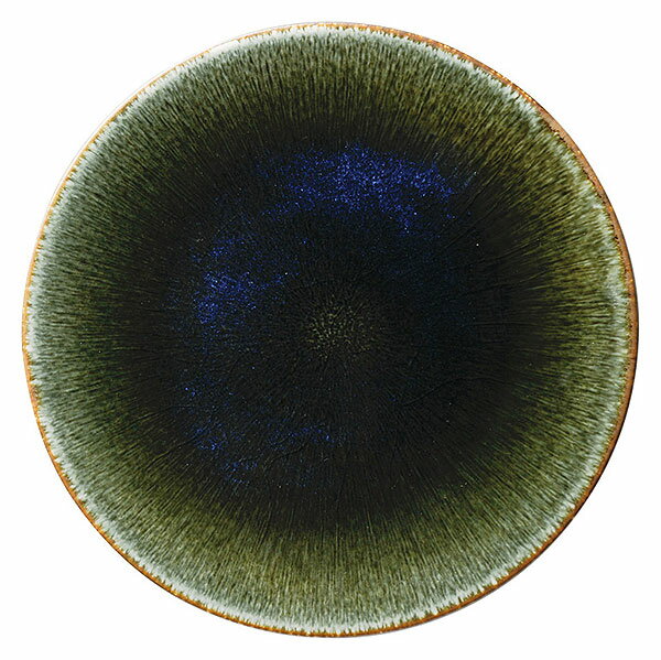 アスカ アースグリーン 27.5cm皿 約27.7cm 緑系 洋食器 丸型プレート 25cm以上 日本製 業務用 ホテル＆レストラン おしゃれ ディナープレート スタイリッシュ シック 54-18172002