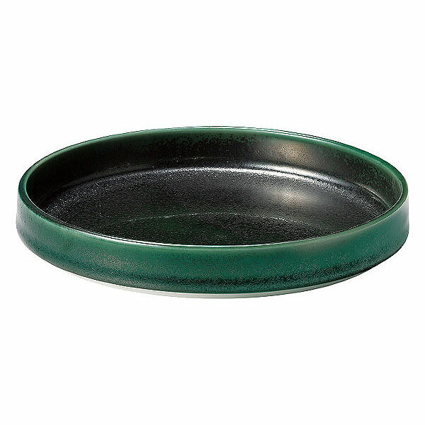 Mino Ware - ルフレ アイビーグリーン 15.5cmスタックプレート 約15.8cm 緑系 和食器 丸中皿 日本製 業務用 ホテル＆レストラン おしゃれ スタイリッシュ シック 54-25171172