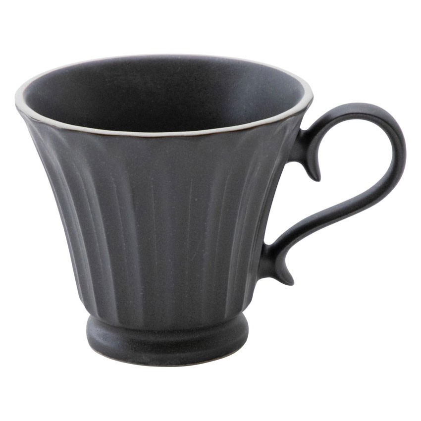 ストーリア クリスタルブラック コーヒーカップ 約200cc 黒系 洋食器 コーヒーカップ・ティーカップ・ソーサー・ポット 日本製 業務用 54-16731052