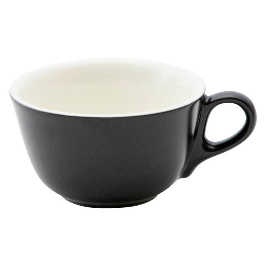 マーレ ブラック カプチーノカップ 碗のみ 約220cc 黒系 洋食器 コーヒーカップ・ティーカップ・ソーサー・ポット 日本製 業務用 54-17030051