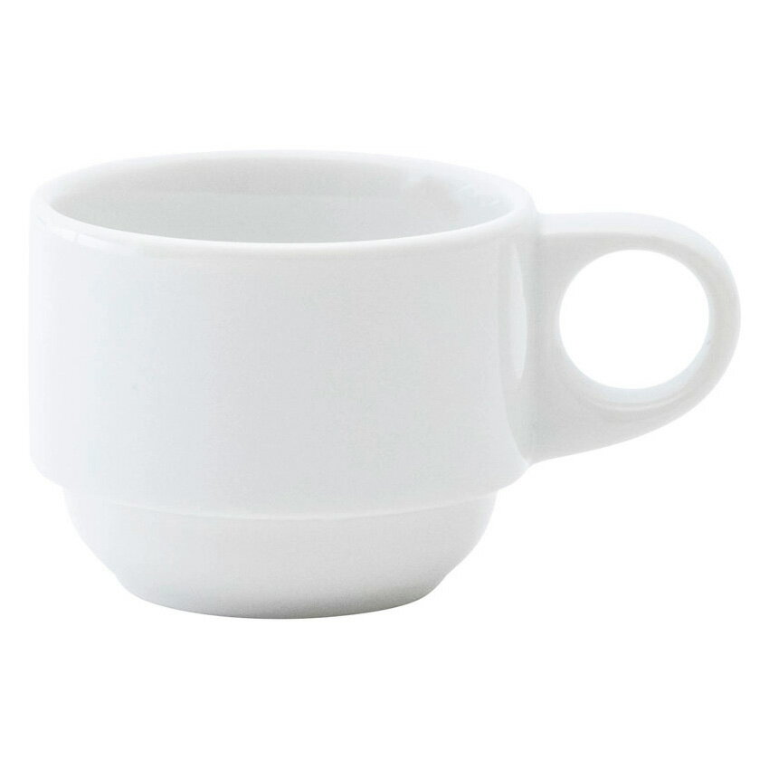 Rakuten - アーバンホワイト スタックエスプレッソカップ 碗のみ 約105cc 白系 洋食器 コーヒーカップ・ティーカップ・ソーサー・ポット 日本製 業務用 54-50700058