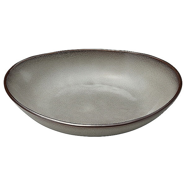 Rakuten - ラフェルム ストームグレー 22.5cm深皿 約22.5cm グレー系 洋食器 変形プレート 15cm〜25cm 日本製 業務用 54-16273012