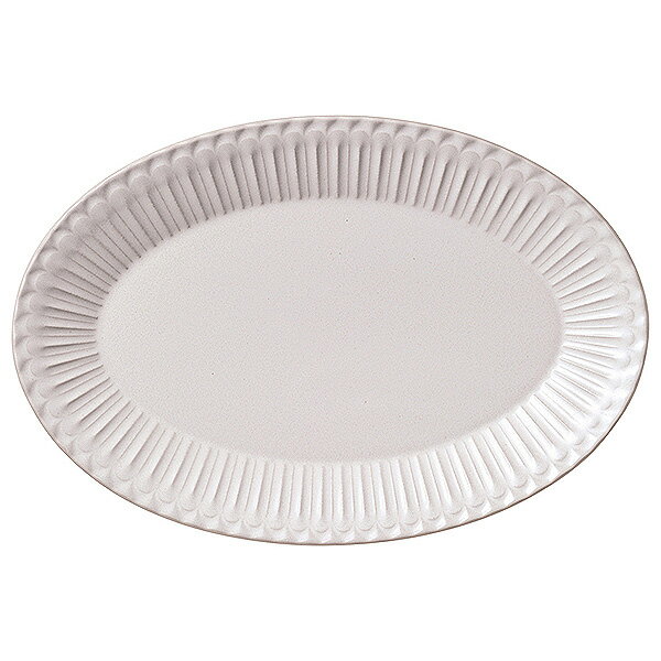 Bali Tabanan - ストーリア ラスティックホワイト 31.5cmプラター 約31.6cm 白系 洋食器 変形プレート 25cm以上 日本製 業務用 54-16710046