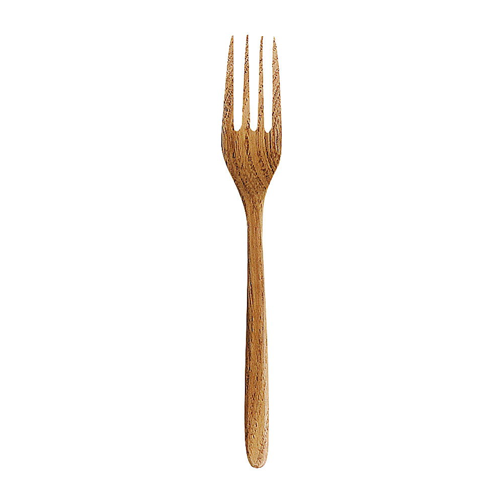 Rakuten - 栗木 フォーク 約19.3cm 洋食器 木製フォーク 中国製 業務用 54-c7200002