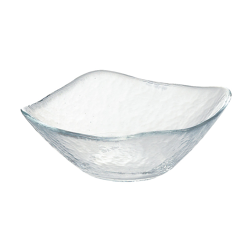 Rakuten - オアシス 12cmスクエアーボウル 約12cm クリア 洋食器 ガラス製ボウル トルコ製 業務用 54-g9100074