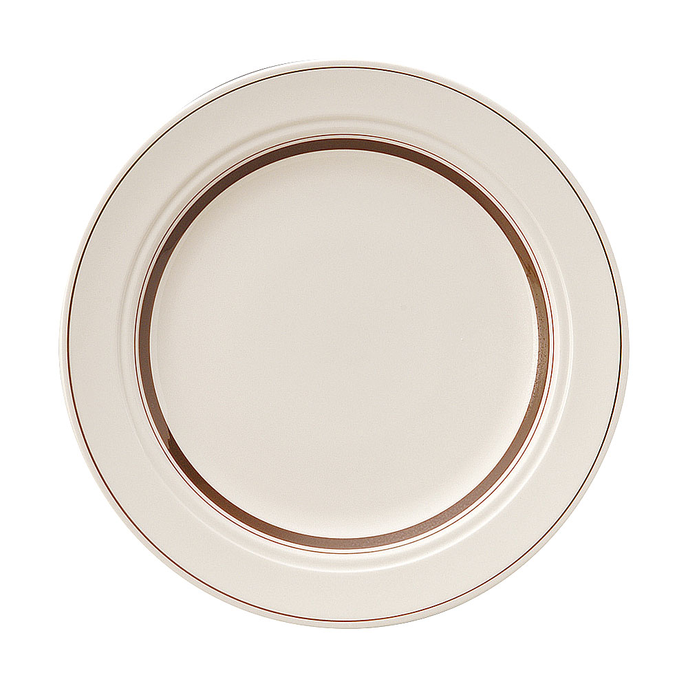 Other Dishes - カントリーサイド ダークブラウン 27cmディナー皿 約27.2cm 茶系 洋食器 丸型プレート 25cm以上 日本製 業務用 54-13426002