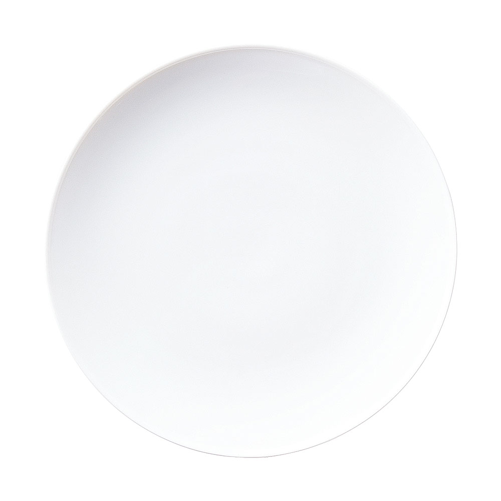 ●型番：54-13600003 ●サイズ（約）：直径26.3×2.9cm ●産地：日本製 ●材質：陶磁器 ●レンジ可能　食洗機可能　オーブン不可※サイズは食器の厚みを含むサイズです。 ※サイズ・重量・容量・色味は多少の誤差がございます。 ※商品画像の小物はイメージです。商品には含まれません。 【洋食器/プレート/丸型プレート/丸型プレート 25cm以上/白系/25cm以上】 陶器屋プロは産地直送、だから格安の食器販売ができます。 陶器屋プロの食器は、陶磁器の生産シェア日本一を誇る岐阜県土岐市をはじめとする「美濃焼」が中心です。 美濃焼には伝統的な織部や志野をはじめ、織部・志野・黄瀬戸・染付け・赤絵・青白磁の器など様々あります。 他にも人気の波佐見焼・備前焼・有田焼や、おしゃれでモダンな器まで製作しており産地直送で格安で販売。 また、家庭用食器から飲食店で使う業務用食器まで、格安食器から陶芸作家の手造り作品など幅広く取り扱っております。 飲食店様の店舗開店・開業の際のトータルコーディネートや名入れ食器も対応いたします。 お探しの器がある方や、納期・数量・ご予算などご要望がございましたら何でもお気軽にご相談ください。●型番：54-13600003 ●サイズ（約）：直径26.3×2.9cm ●産地：日本製 ●材質：陶磁器 ●レンジ可能　食洗機可能　オーブン不可※サイズは食器の厚みを含むサイズです。 ※サイズ・重量・容量・色味は多少の誤差がございます。 ※商品画像の小物はイメージです。商品には含まれません。 【洋食器/プレート/丸型プレート/丸型プレート 25cm以上/白系/25cm以上】