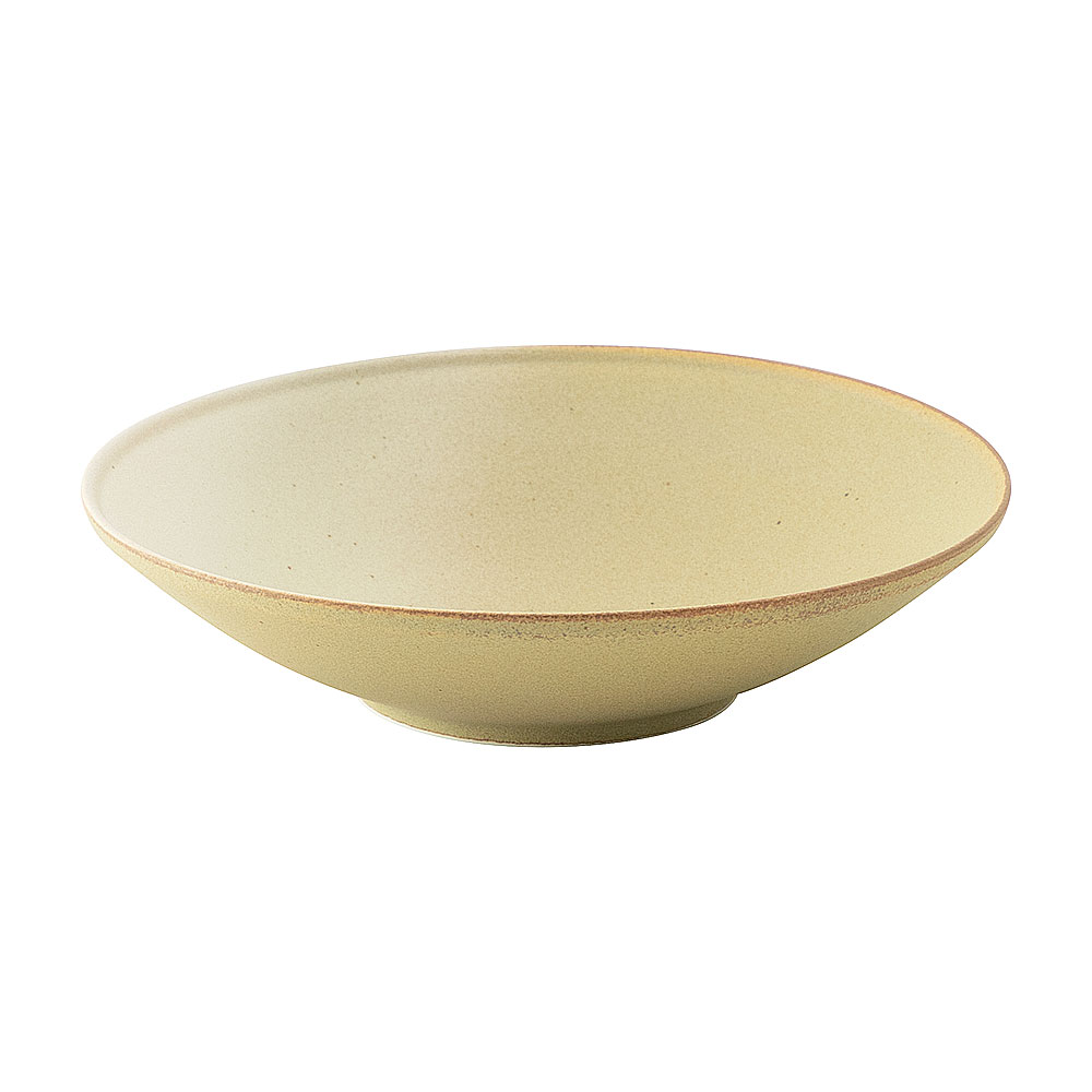 乐天商城 - フィノ デューンイエロー 20cm浅ボウル 約20.2cm 黄系 洋食器 丸型ボール 15cm〜25cm 日本製 業務用 54-13623012