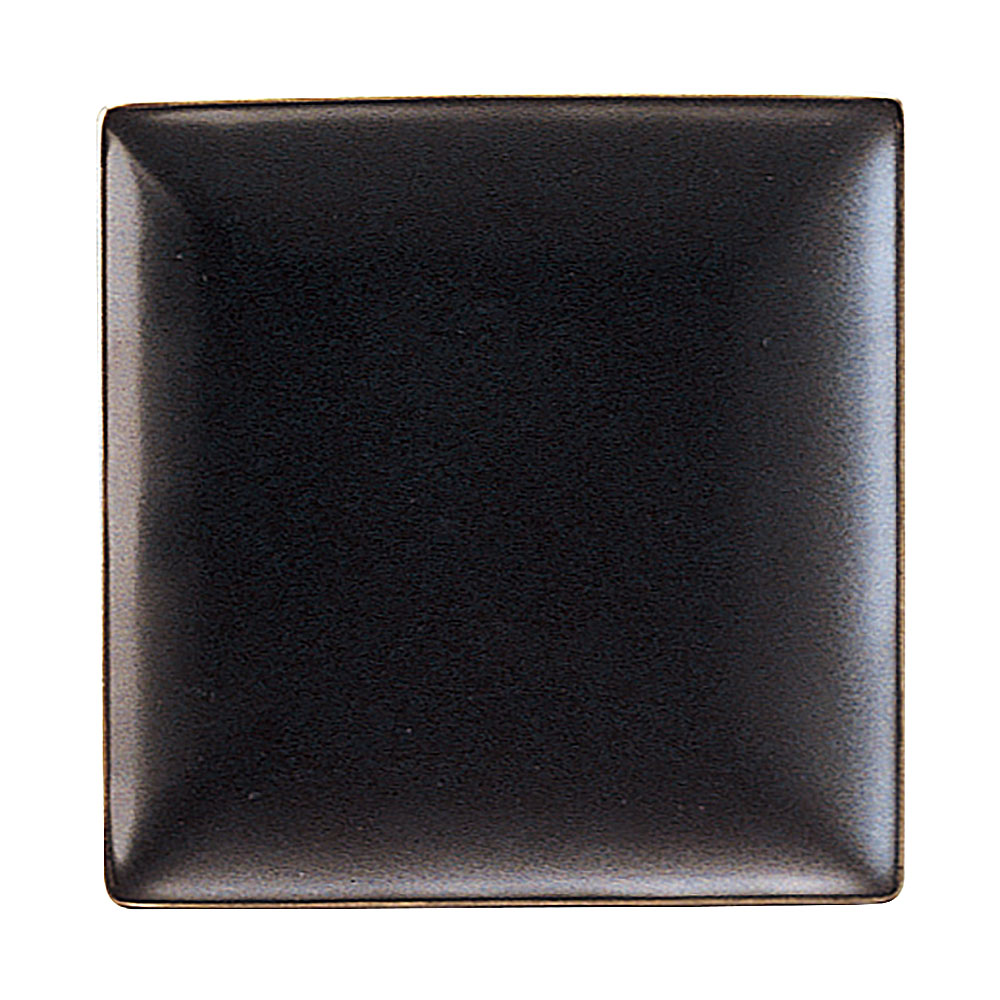 Square Plates - パティオ マットブラック 12cm角皿 約12.3cm 黒系 洋食器 角型プレート 15cm以下 日本製 業務用 54-14730068