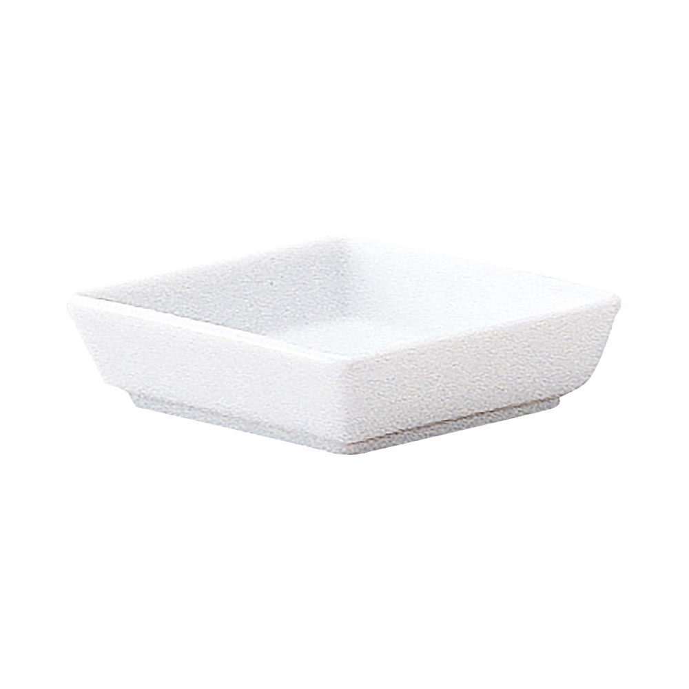 Rakuten - スクエアー 7.5cm醤油皿 約7.8cm 白系 洋食器 角型プレート 15cm以下 日本製 業務用 54-14900099
