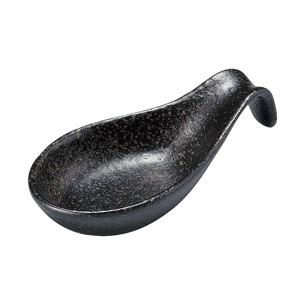 乐天商城 - スパイアー 墨染 平レンゲ 約10.9cm 黒系 洋食器 変形ボール 15cm以下 日本製 業務用 54-15031040