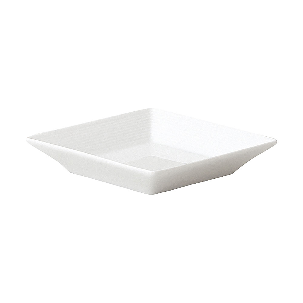 Other - ラッフル 13cmスクエアー深皿 約13cm 白系 洋食器 角型プレート 15cm以下 日本製 業務用 54-16000016