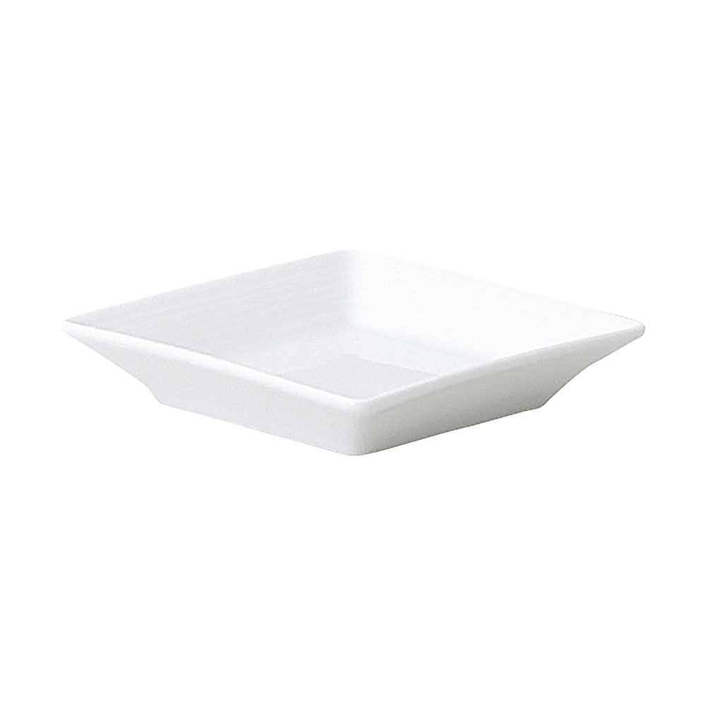 Other Dishes - ラッフル 8.5cmスクエアー深皿 約8.5cm 白系 洋食器 角型プレート 15cm以下 日本製 業務用 54-16000019