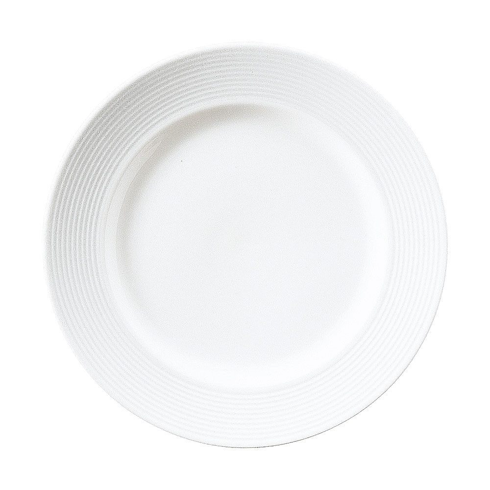 ラッフル 21cmプレート 約21cm 白系 洋食器 丸型プレート 15cm〜25cm 日本製 業務用 54-16500005