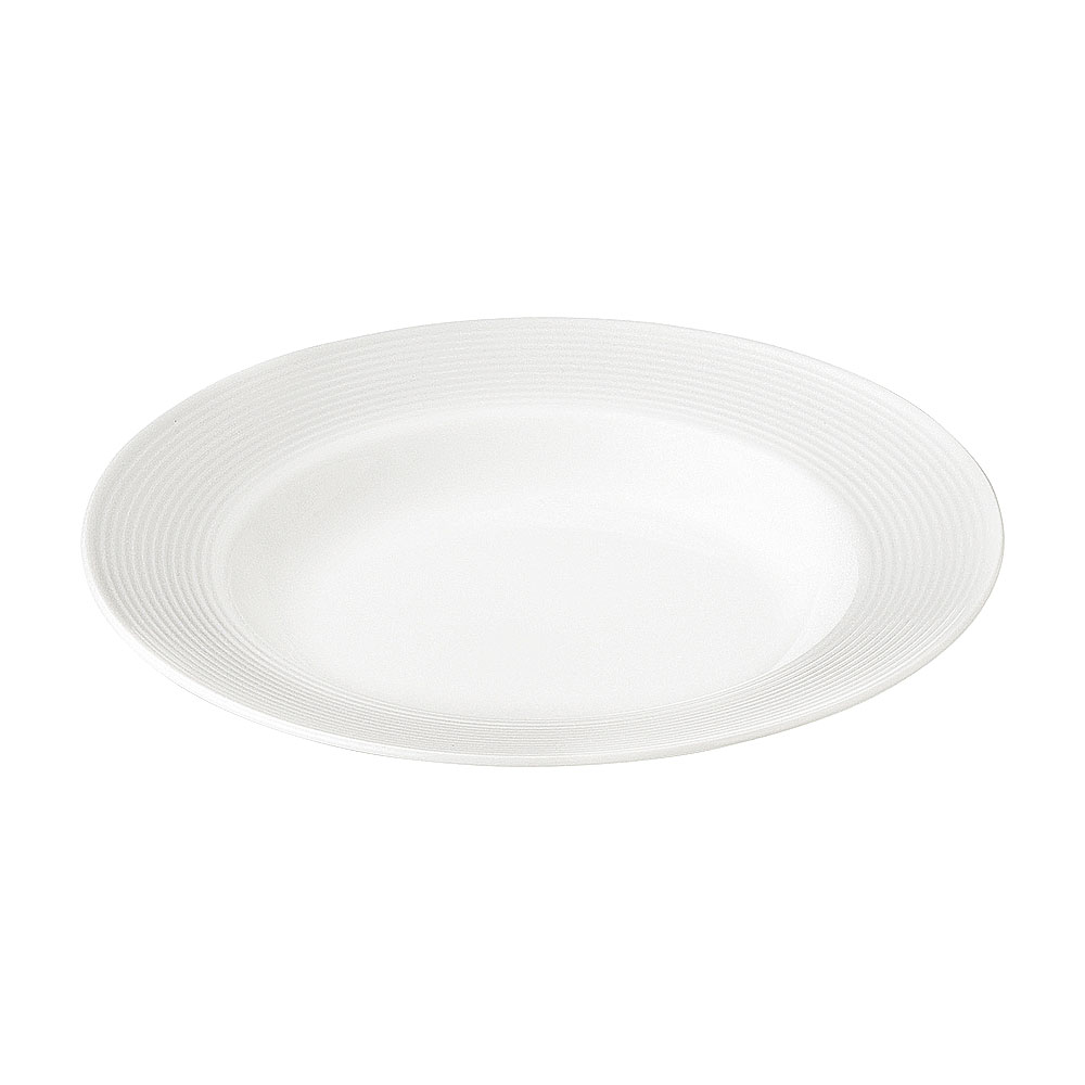 樂天商城 - ラッフル 26cmリムスープボウル 約26cm 白系 洋食器 丸型ボール 25cm以上 日本製 業務用 54-16500010