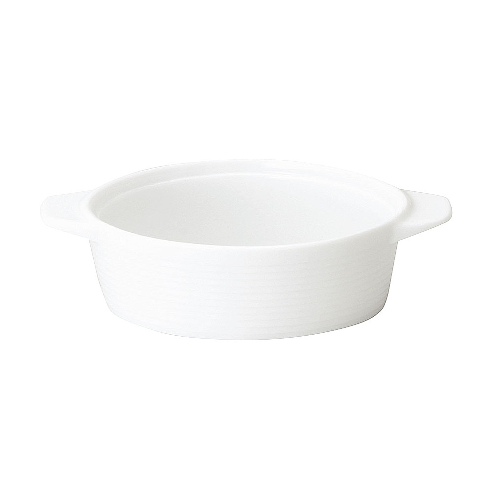 Rakuten - ラッフル 18.5cmスタックグラタン 約18.6cm 白系 洋食器 オーブンウェア グラタン 日本製 業務用 54-16500072