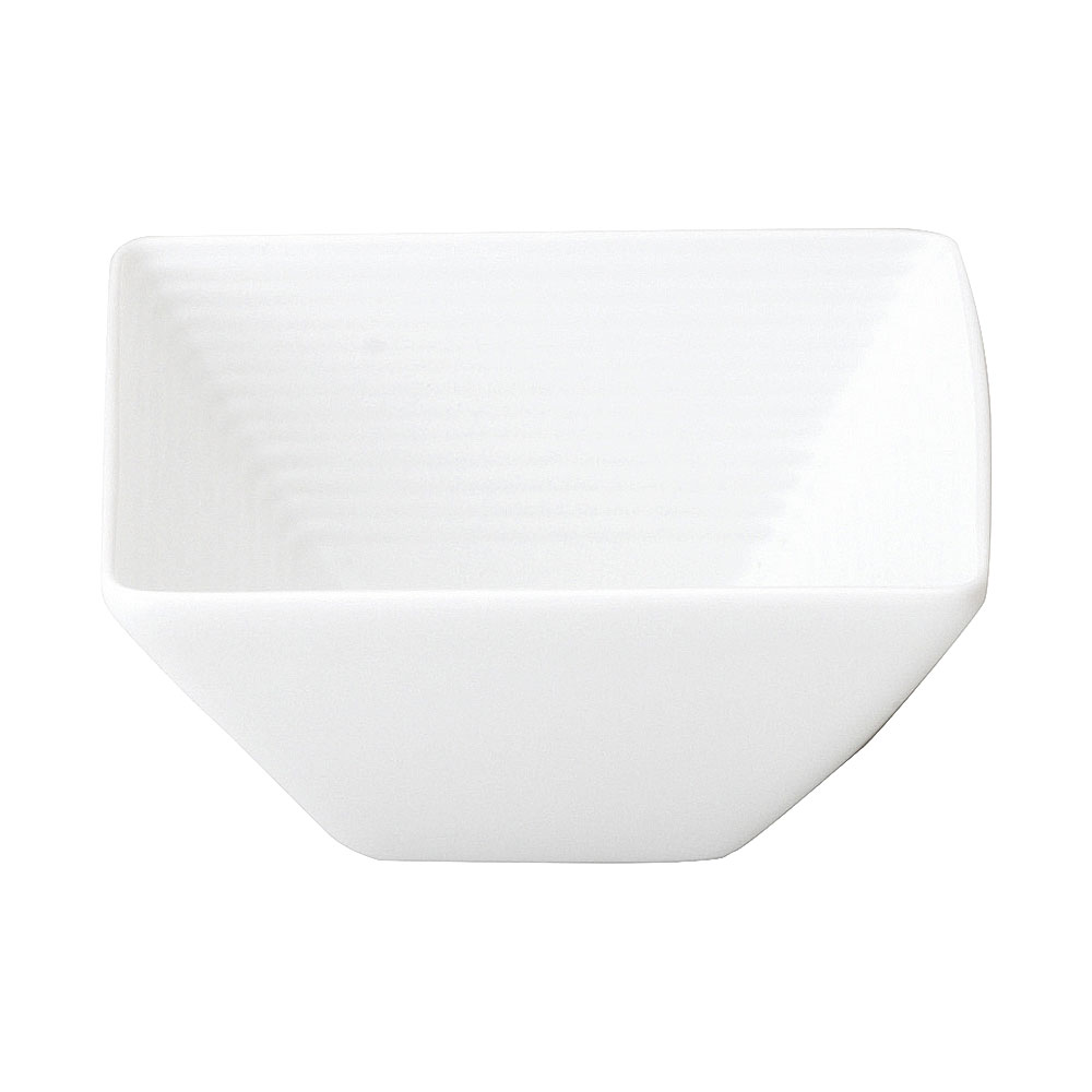 Rakuten - ラッフル 12.5cm角鉢 約12.5cm 白系 洋食器 角型ボール 15cm以下 日本製 業務用 54-16500092