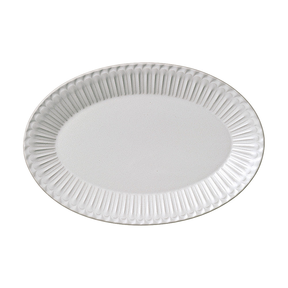 Other - ストーリア ラスティックホワイト 26cmプラター 約26.3cm 白系 洋食器 変形プレート 25cm以上 日本製 業務用 54-16710048