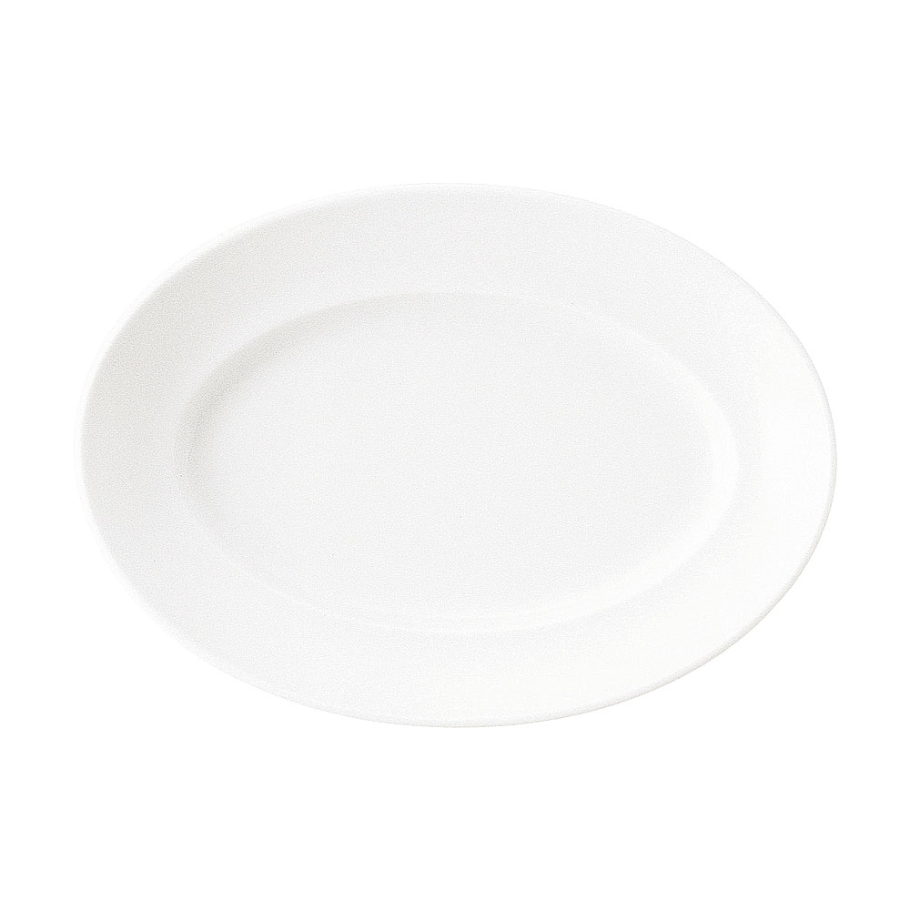 Rakuten - マーレ 26.5cmプラター 約26.5cm 白系 洋食器 変形プレート 25cm以上 日本製 業務用 54-17000045