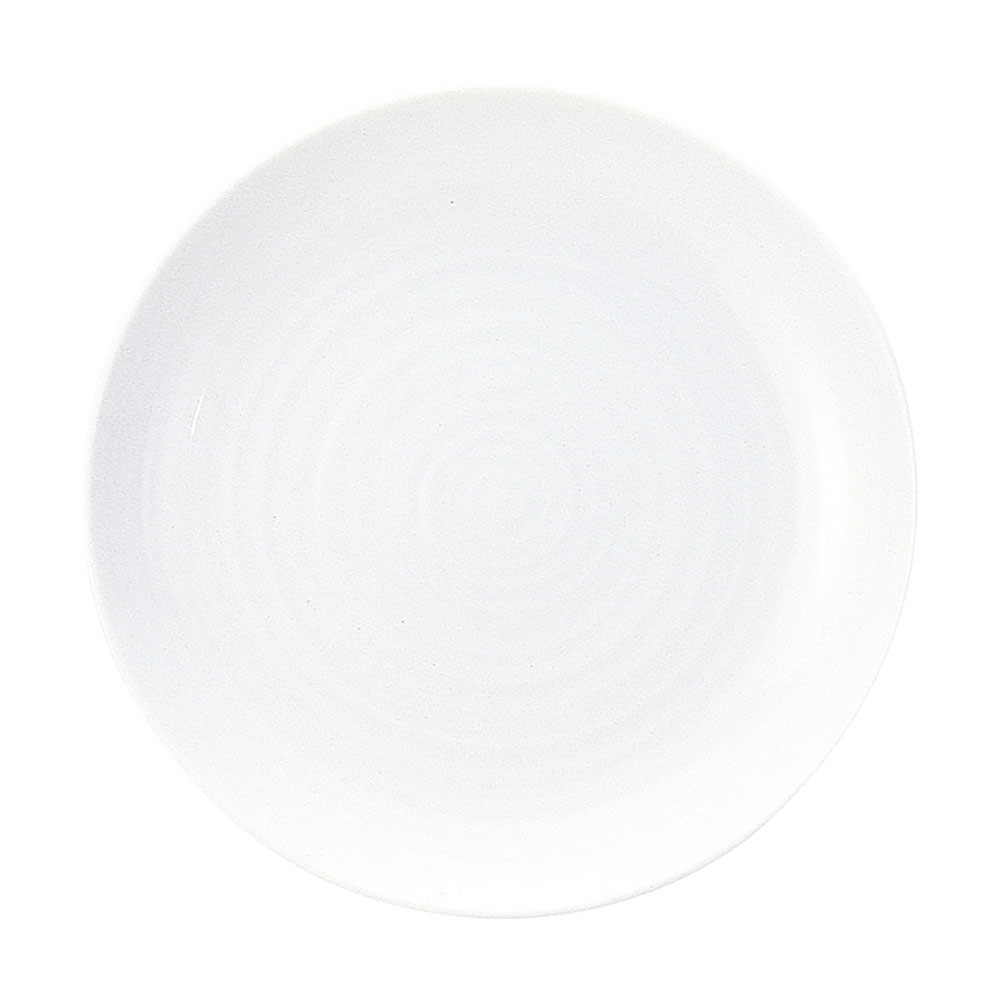 えでぃー 25cm丸皿 約25cm 白系 和食器 丸大皿 日本製 業務用 54-17300003