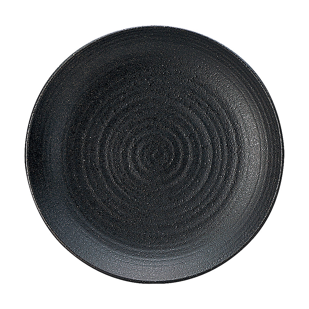 Other - ぐれいん 31cm丸皿 約31cm 黒系 和食器 丸大皿 日本製 業務用 54-17331001