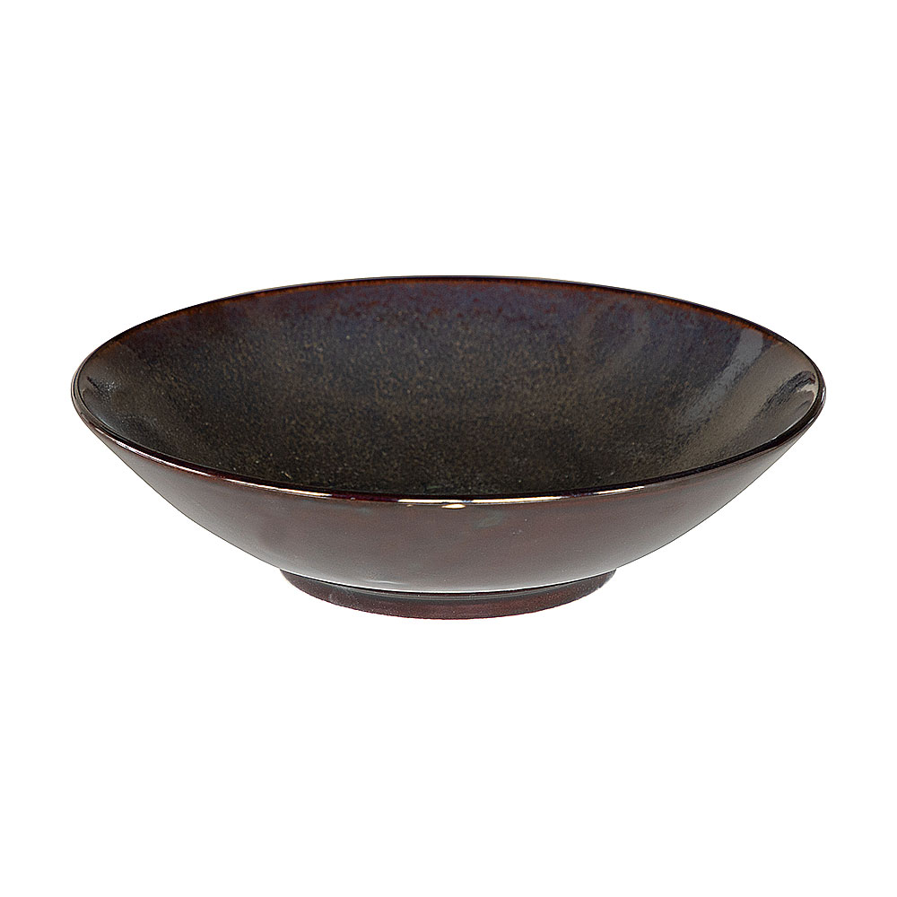 樂天商城 - 光焔 こうえん 24cm浅ボウル 約23.8cm 茶系 和食器 めん皿・パスタ皿・カレー皿 日本製 業務用 rs/54-18141111