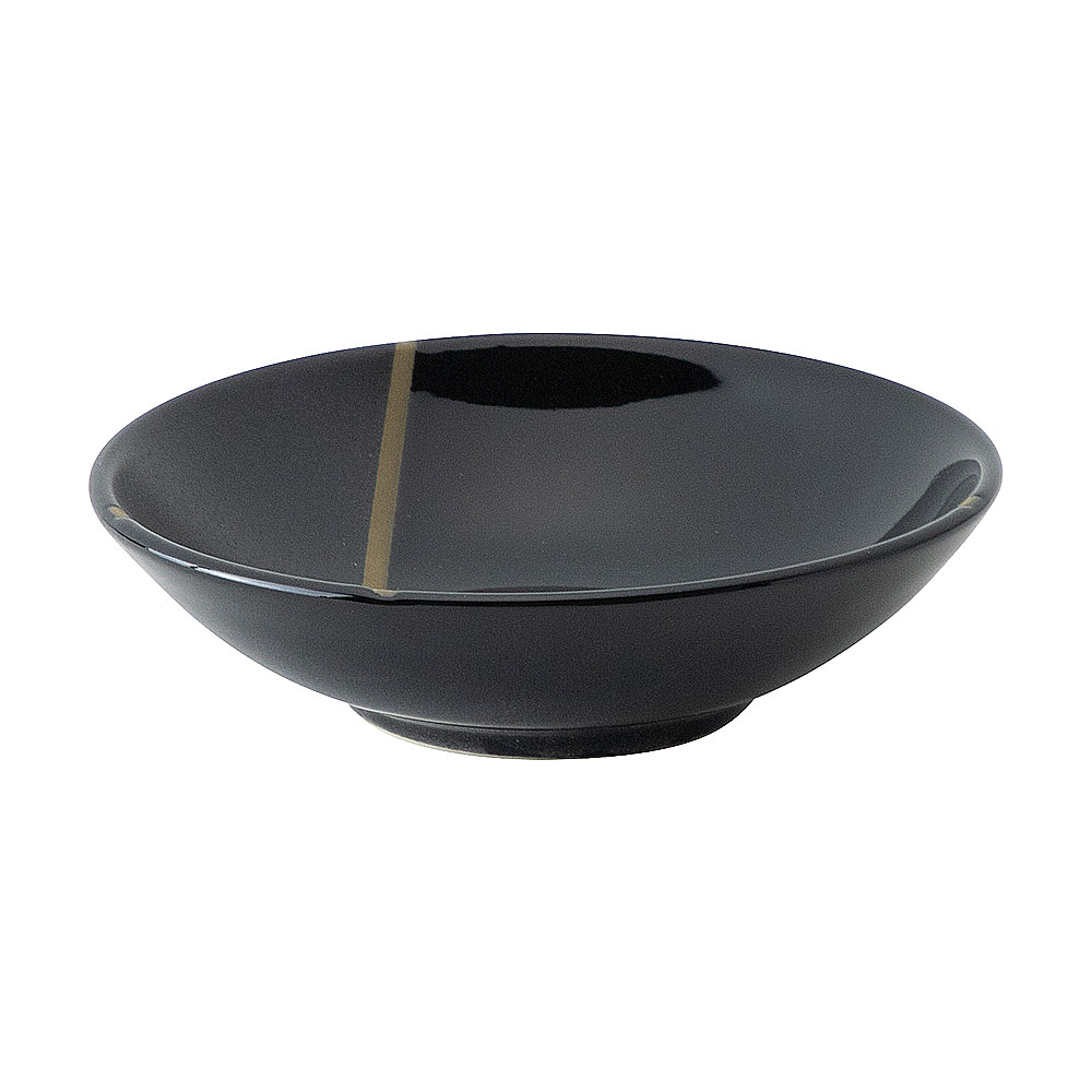 Rakuten - 岩雫 14cm浅ボウル 約14cm 黒系 和食器 中鉢 日本製 業務用 54-18153115
