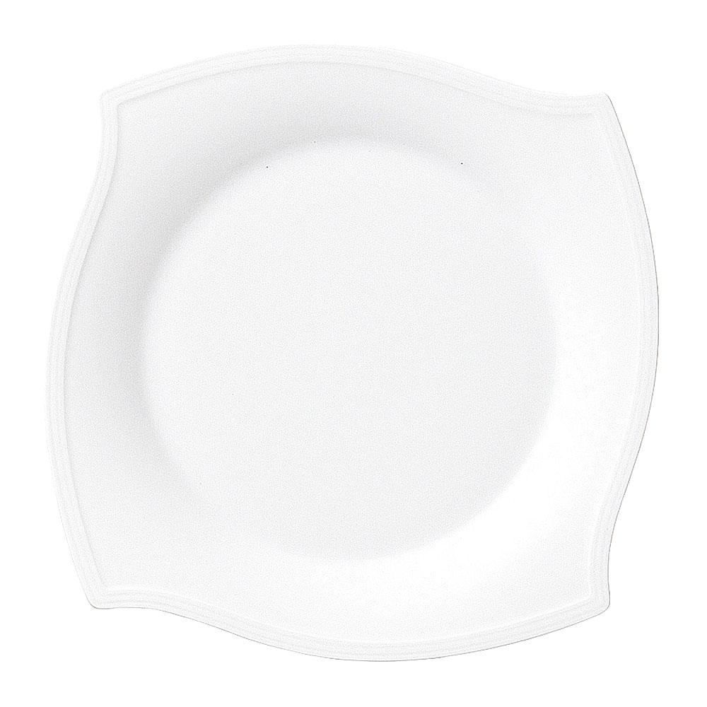 Rakuten - パスチャー 21cmプレート 約21cm 白系 洋食器 変形プレート 15cm〜25cm 日本製 業務用 54-18700064