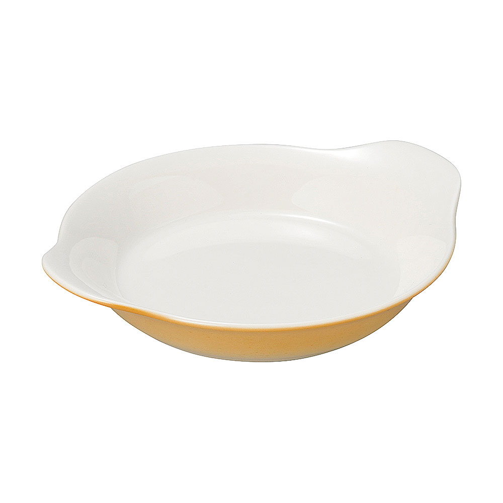 乐天商城 - ネビア 19.5cm浅オーブンパン 約19.5cm オレンジ系 洋食器 オーブンウェア グラタン 日本製 業務用 54-19325055