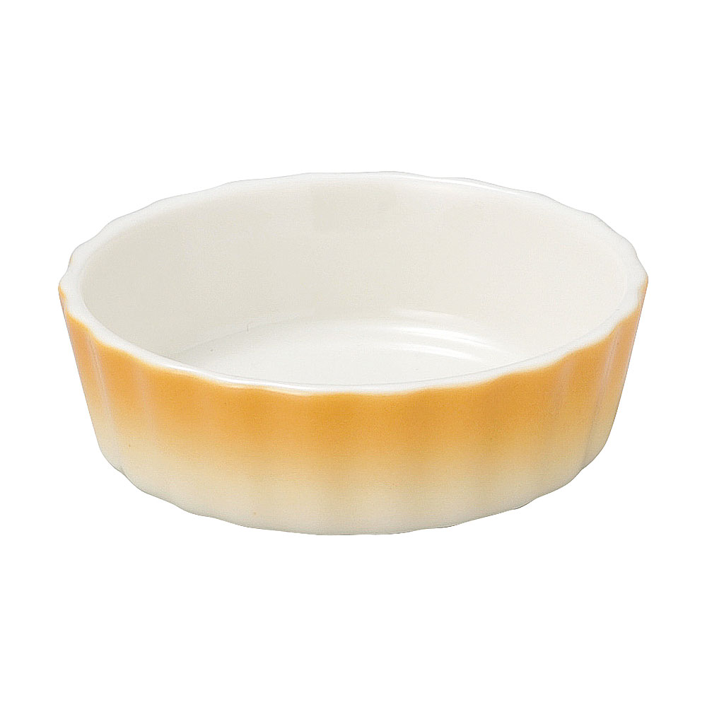 ネビア 8cmタルト 約8.2cm オレンジ系 洋食器 オーブンウェア スフレ・ココット 日本製 業務用 54-19325099