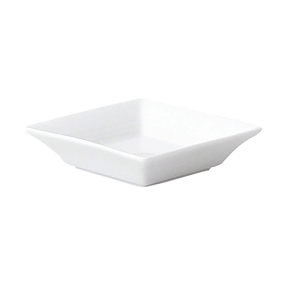 China - シェーナ 9cmスクエアー深皿 約9cm 白系 洋食器 角型プレート 15cm以下 日本製 業務用 54-19400019