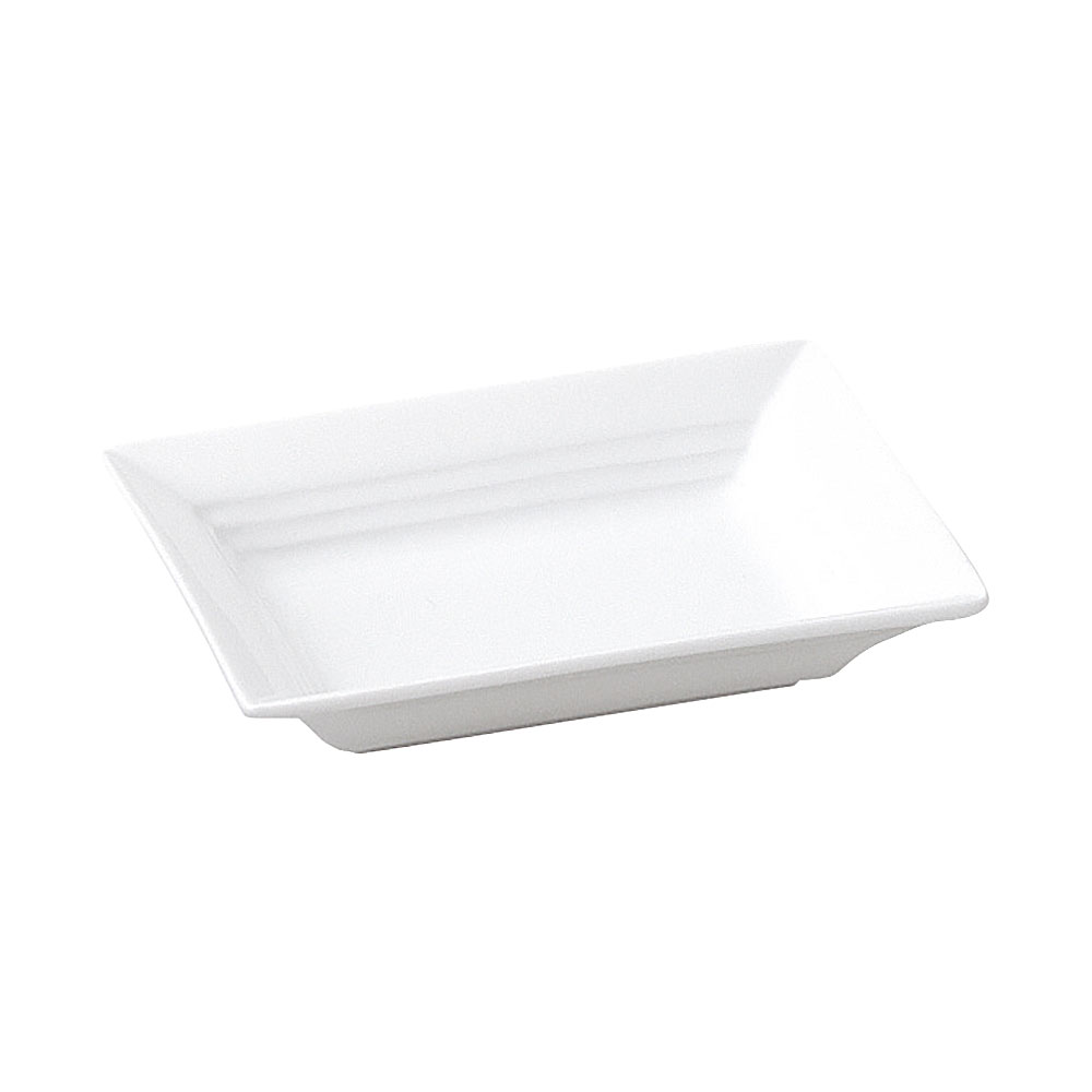 Square Plates - シェーナ 12cm長角深皿 約12.2cm 白系 洋食器 角型プレート 15cm以下 日本製 業務用 54-19400076