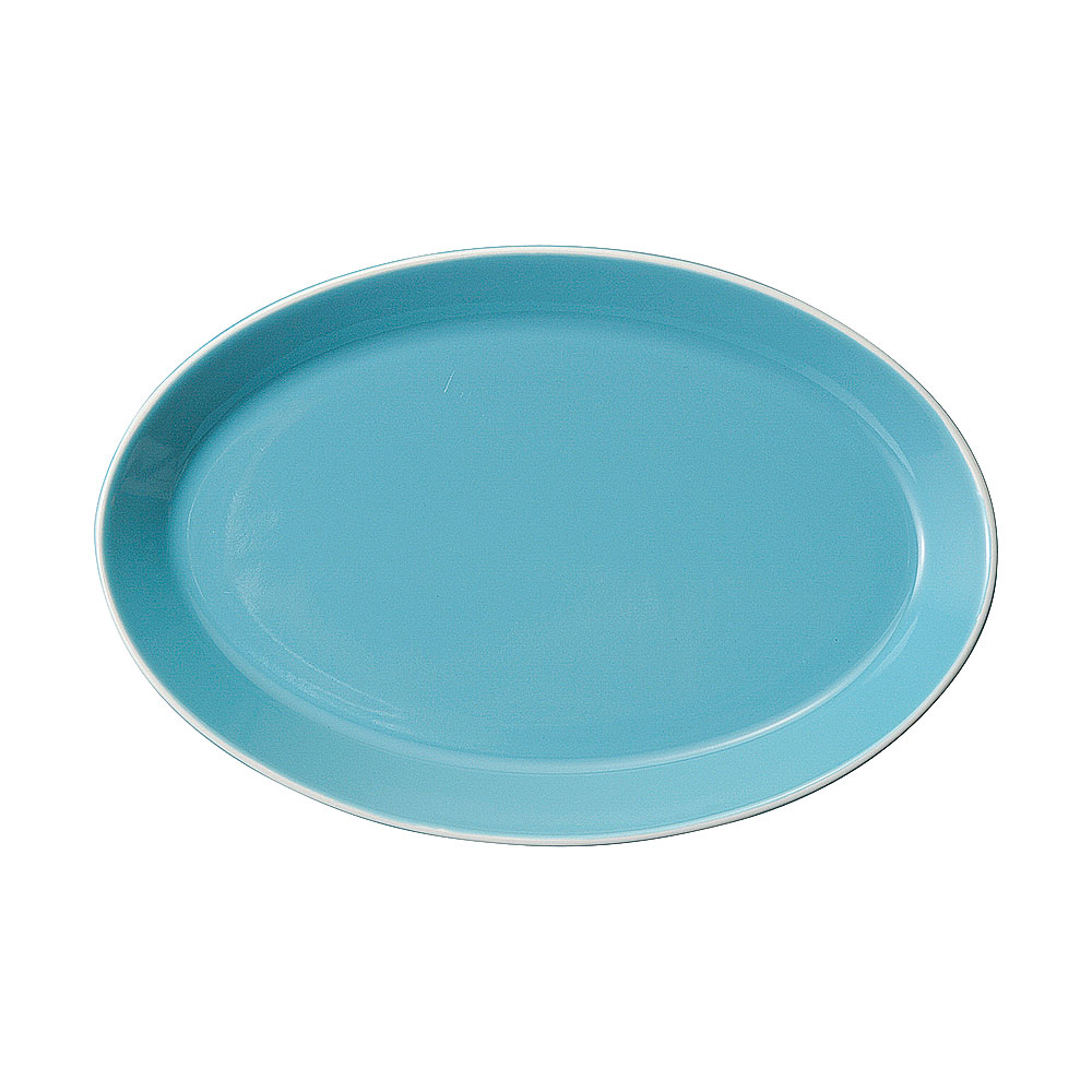 乐天商城 - パシオン セレステ 29.5cmオーバルプラター 約29.5cm 青系 洋食器 変形プレート 25cm以上 日本製 業務用 54-19785042