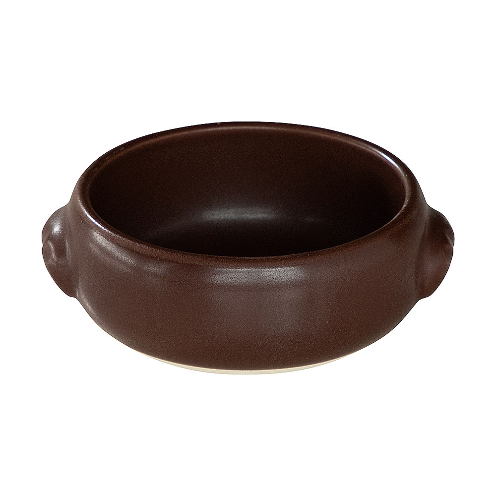 Rakuten - クジーネ ブラウン 13cmグラタン 約13cm 茶系 洋食器 オーブンウェア 陶鍋・グラタン 直火OK 日本製 業務用 54-19960278