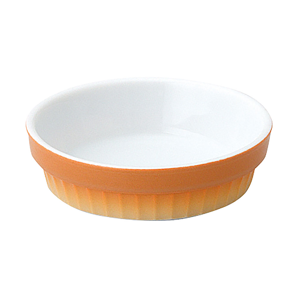 フォルノ 10cmタルト 約10cm オレンジ系 洋食器 オーブンウェア スフレ・ココット 日本製 業務用 54-23405098