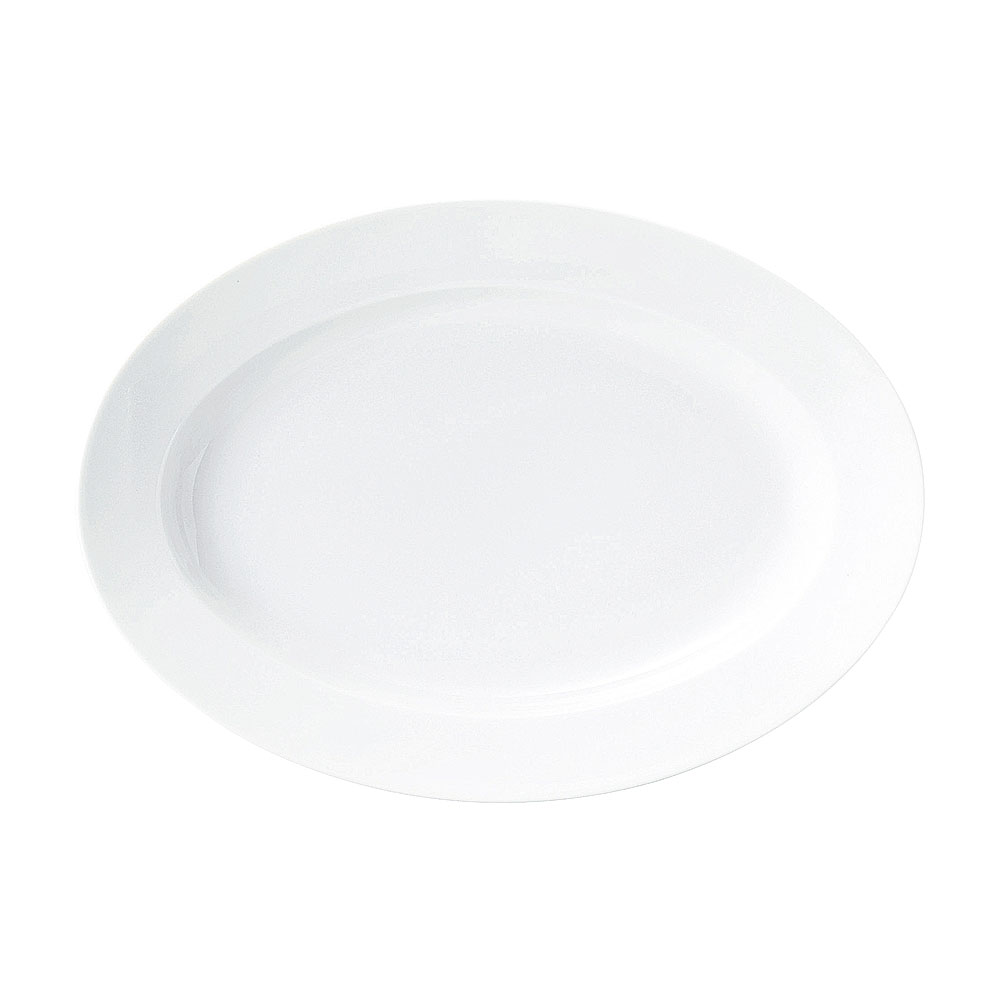 Rakuten - アーバンホワイト 31cmリムプラター 約31.7cm 白系 洋食器 変形プレート 25cm以上 日本製 業務用 54-50700045