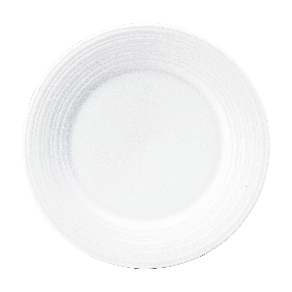 Rakuten - トリエステ 21.5cmプレート 約21.5cm 白系 洋食器 丸型プレート 15cm〜25cm 日本製 業務用 54-58000007