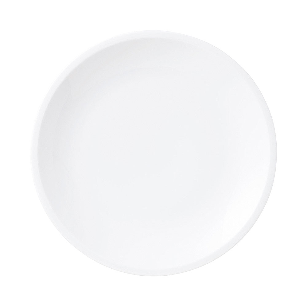 Platters - コントルノ ホワイト 27cmプレート 約26.8cm 白系 洋食器 丸型プレート 25cm以上 日本製 業務用 54-58500001