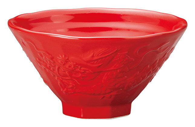 Rakuten - 赤 龍神丼 約19m 赤系 中華食器・アジアン食器 ラーメン丼 日本製 業務用 rs/59-072-0111
