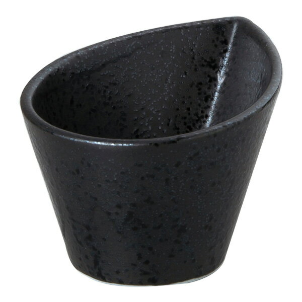 Mino Ware - 石墨 黒耀 8cmスライドボール 約8cm 黒系 和食器 小付 日本製 業務用 珍味 小鉢 松花堂 和え物 酢の物 お通し 和カフェ 居酒屋 63-11-161-13