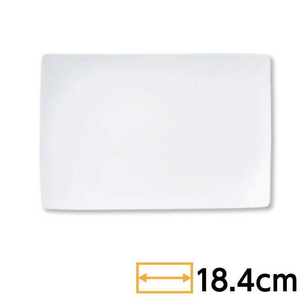 樂天商城 - 角和皿 白 18cm長角皿 約18.4cm 白系 和食器 長角皿 おしゃれ プレート 和風 日本製 美濃焼 業務用 63-12-107-6