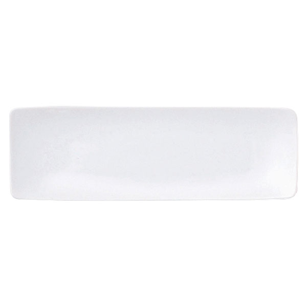 角和皿 白 24cm細角皿 約24.4cm 白系 和食器 細長大皿 おしゃれ プレート 和風 日本製 美濃焼 業務用 63-11-173-10