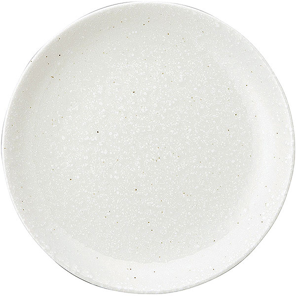 Rakuten - 和風中華 粉引 メタ玉19cm皿 約19cm 白系 中華食器・アジアン食器 取皿 日本製 業務用 rs/63-12-83-25