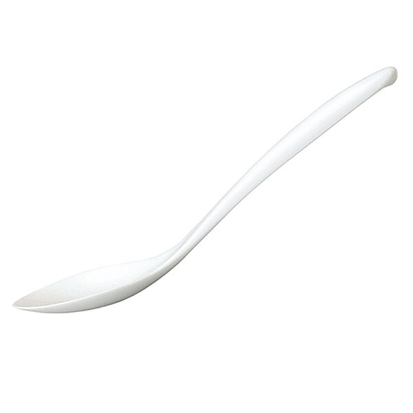 China - 強化スプーン＆レンゲ 丸型スプーン 約17cm 白系 中華食器・アジアン食器 レンゲ 強化磁器 ラーメン スプーン 日本製 業務用 rs/ 63-11-241-7