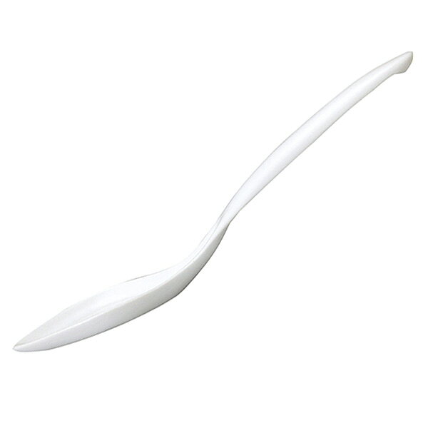強化スプーン＆レンゲ 菱型スプーン 約18.5cm 白系 中華食器・アジアン食器 レンゲ 強化磁器 ラーメン スプーン 日本製 業務用 63-12-164-3
