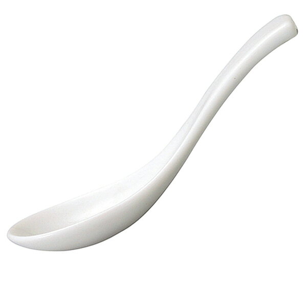 スプーン＆レンゲ 底丸レンゲ 約13.6cm 白系 中華食器・アジアン食器 レンゲ 磁器 ラーメン スプーン 日本製 業務用 rs/63-12-165-15
